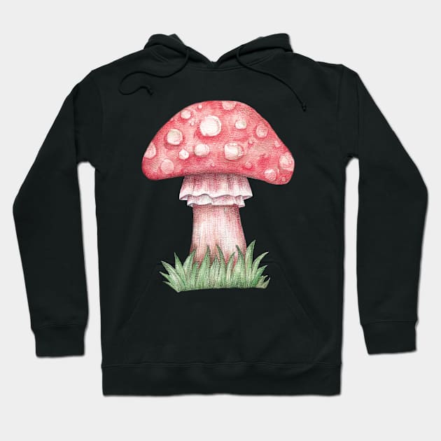 toadstool mushroom Hoodie by lisenok